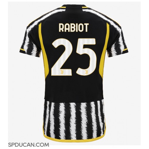 Muški Nogometni Dres Juventus Adrien Rabiot #25 Domaci 2023-24 Kratak Rukav